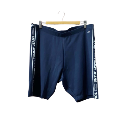 Tommy Jeans Womens Size 1XL Bike Shorts Navy Blue 