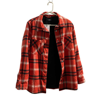 BNWT Factorie Mens Size XS Fleece Gingham/Lumberjack RRP $69