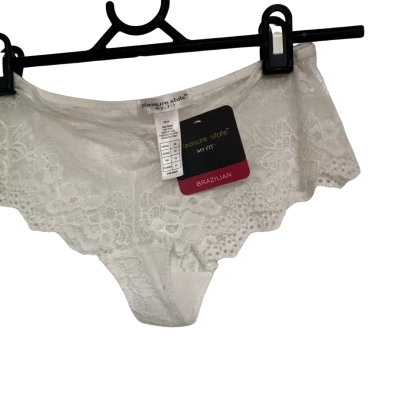 Pleasure State Womens  Size XS Underwear White 