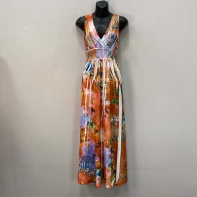 Filo Womens  Size L Maxi Dress Multicoloured 
