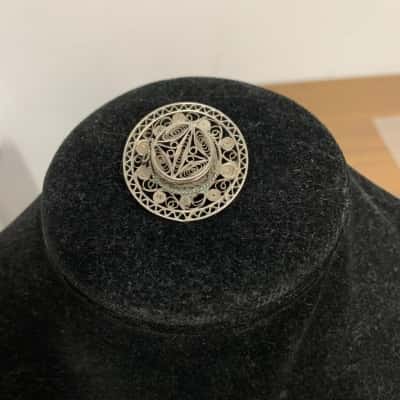  Womens Vintage Filigree Hat Brooch 