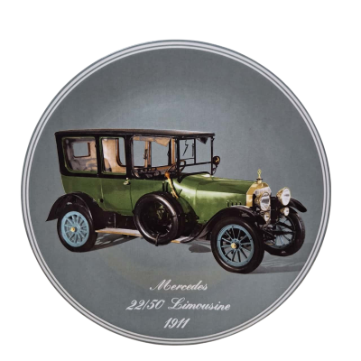 Mercedes 22/50 Limousine 1911 Collector Plate