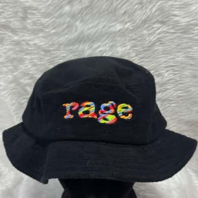  Women's One Size Bucket Hat Black  / Multicoloured 