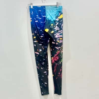 Blackmilk Fish Aquarium Design Leggins Size M