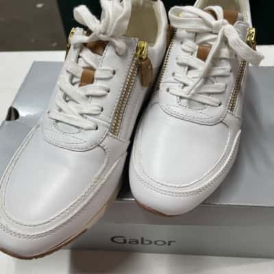 Gabor Womens  Size 3.5 Sneakers White 