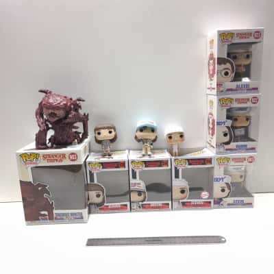 Lot 7 Stranger Things Funko Pop Vinyl Figures Eleven Dustin Tom Bruce Monster
