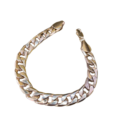 Gold Plated Heavy Chain Bracelet 21cm/28g