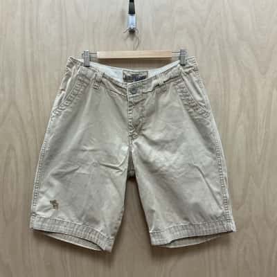 Beige Abercrombie & Fitch Mens SIZE 34 Beige Shorts