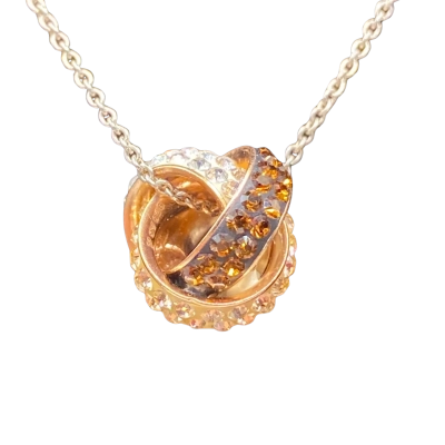 Swarovski Womens Pendant Other / Rose Gold / Silver 