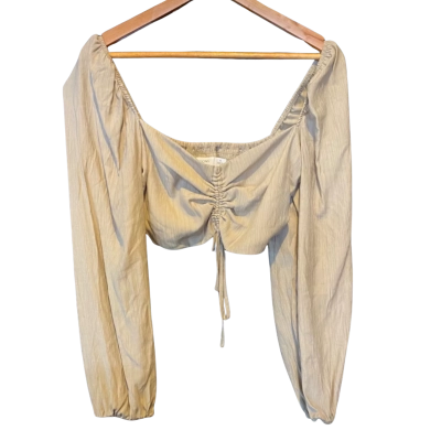 Glassons Womens Top Size 8 Beige 