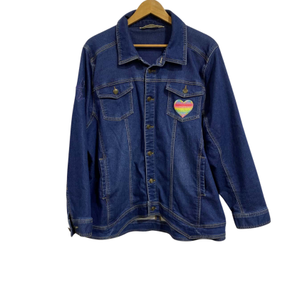 Virtuelle Womens  Size 24 Denim Jacket 73%cotton,26%polyester 1%elastane