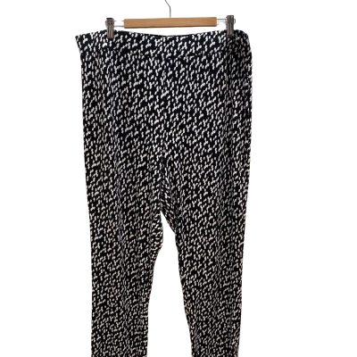 Maggie T Womens  Size 1 Black & White Pattern  Pants