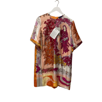 Emilio Pucci Womens  Size 14 Midi Dress Multicoloured 