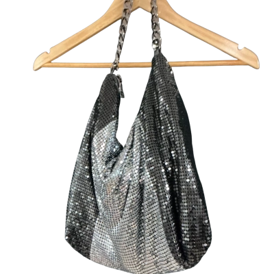 Wayne Cooper Womens Evening Bag Black  / Grey 