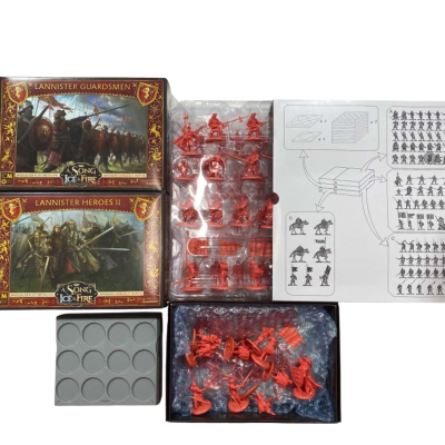 A Song Of Ice And Fire Tabletop Miniatures Game - Lannister Army.