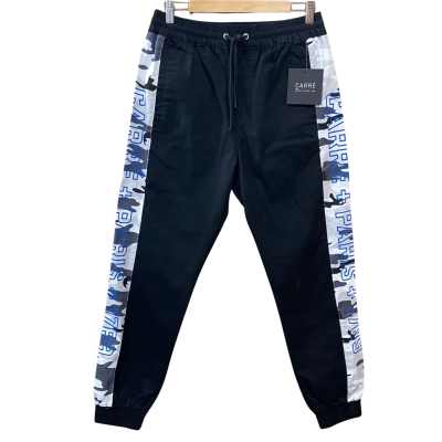Carré Black/Camo Patterned Pants Size M