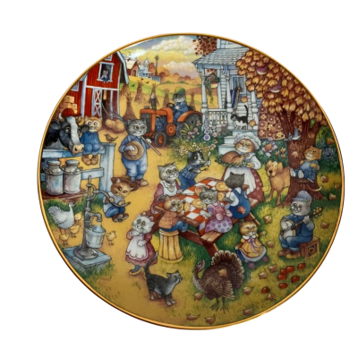 Franklin Mint Heirloom Recommendation 4 plates