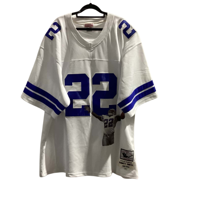 Mitchell & Ness Mens  Size 58 Jersey Blue / White 