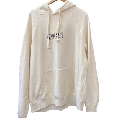 Taylor Swift The Eras Tour Size L Hoodie Cream 