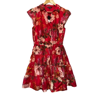 Portmans Womens  Size 8 Floral / Red Dress