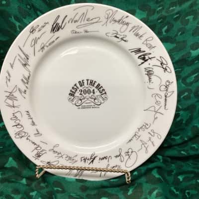 Signed Plate, Best of the Best 2004