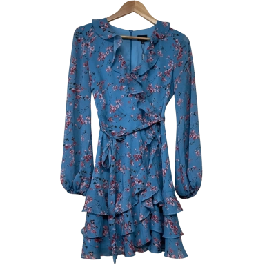 Brand New - Bardot Blue Rose Dress - Size 10