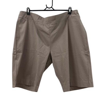 TS Womens  Size 22 Shorts Beige  elastic waist 
