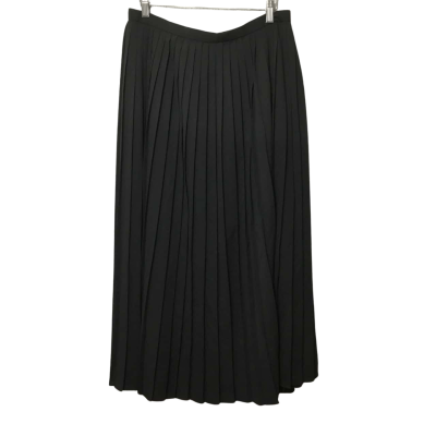 Country Road Women's  Size 12 Black Pleated Midi Skirt 