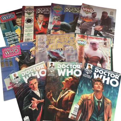 10 Vintage Doctor Who Magazines     Paper