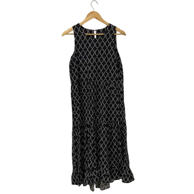 Decjuba Womens  Size 8 Sleeveless Dress  Black  / White 