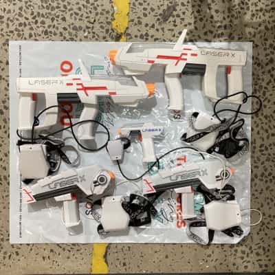 LASER X GAMING GUNS! THE ENTIRE LOT ONLY $90!! LOT 1 "SOLD AS IS"