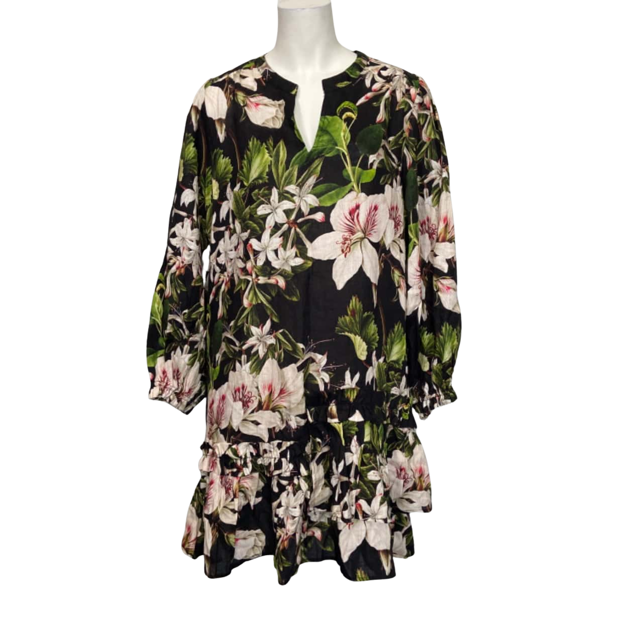 Linen Dress - OS1432-110