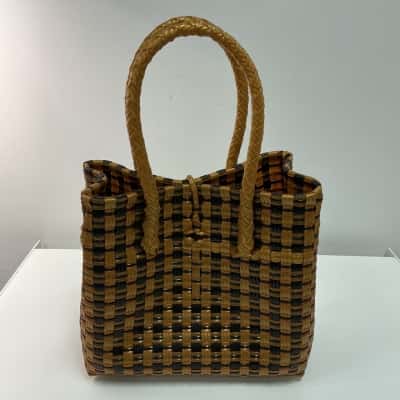  Vintage Recycled Plastic Handbag era 1960's