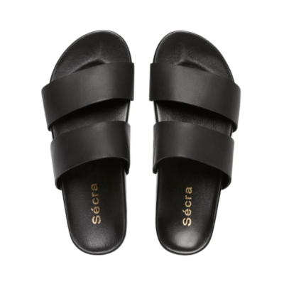 SECRA LEATHER LADIES SANDALS DAISY US8 38.5EU