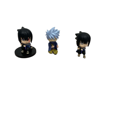 3 Megahouse figures 2 Sasuke Uchiha 1 Kakashi Hatake 