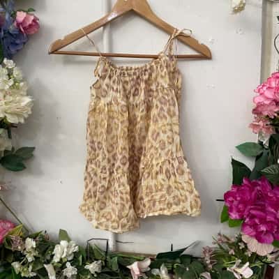 Zimmermann Size 1, opaque cotton voile Cami  