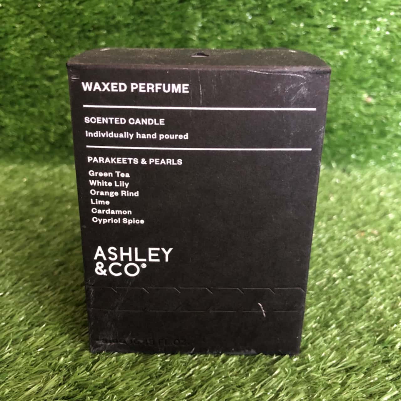Ashley & Co Waxed Perfume Parakeets And Pearls Scented Candle (New In Box)