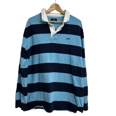 Cougars Mens Size XL Blue Striped Jersey