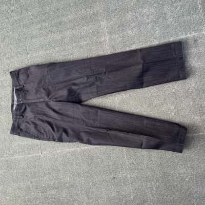  Mens  Size One Size Dress Pants Black  