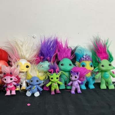 10 x Zelf Doll Troll Dolls 