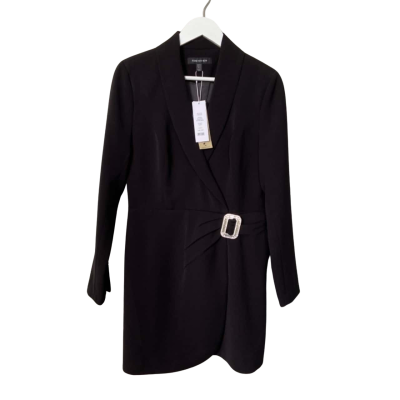 Forever New Womens Blazer Dress Size 12 Black  