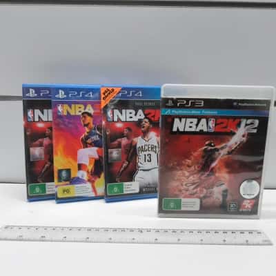 NBA Basketball PS4 & PS3 Game Lot 2K12 2K17 2K18 2K22 Sony PlayStation