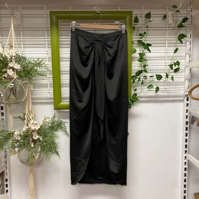Keepsake the Label Womens  Size S Black Burning Maxi Skirt 