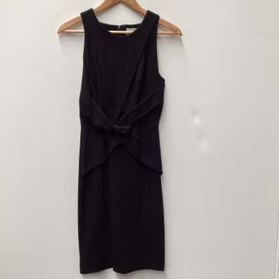  Womens  Size 8 Bodycon Dress Black  