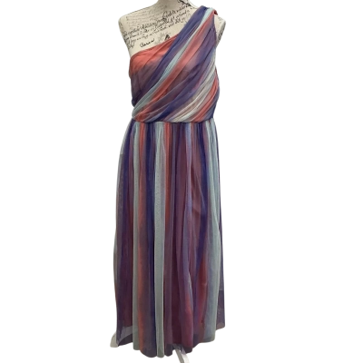  Womens  Size 14 Maxi Dress Burnt Orange / Multicoloured 