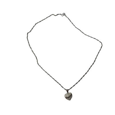 925 Necklace Silver with heart pendant 