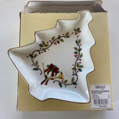 Mikasa Holiday Elegance Tree Dish