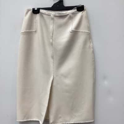 Witchery Womens  skirt Size 10 Cream 