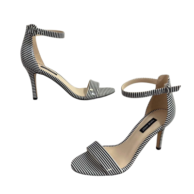 Nine West Womens  Size 7 Heels Black  / White 