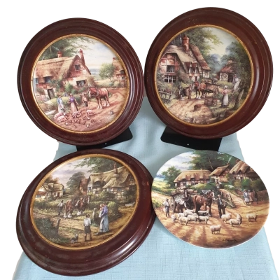 Wedgewood Country Day Series Plates x 4